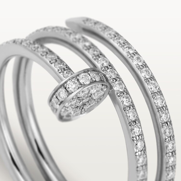 Cartier juste un clou ring with diamonds 2025