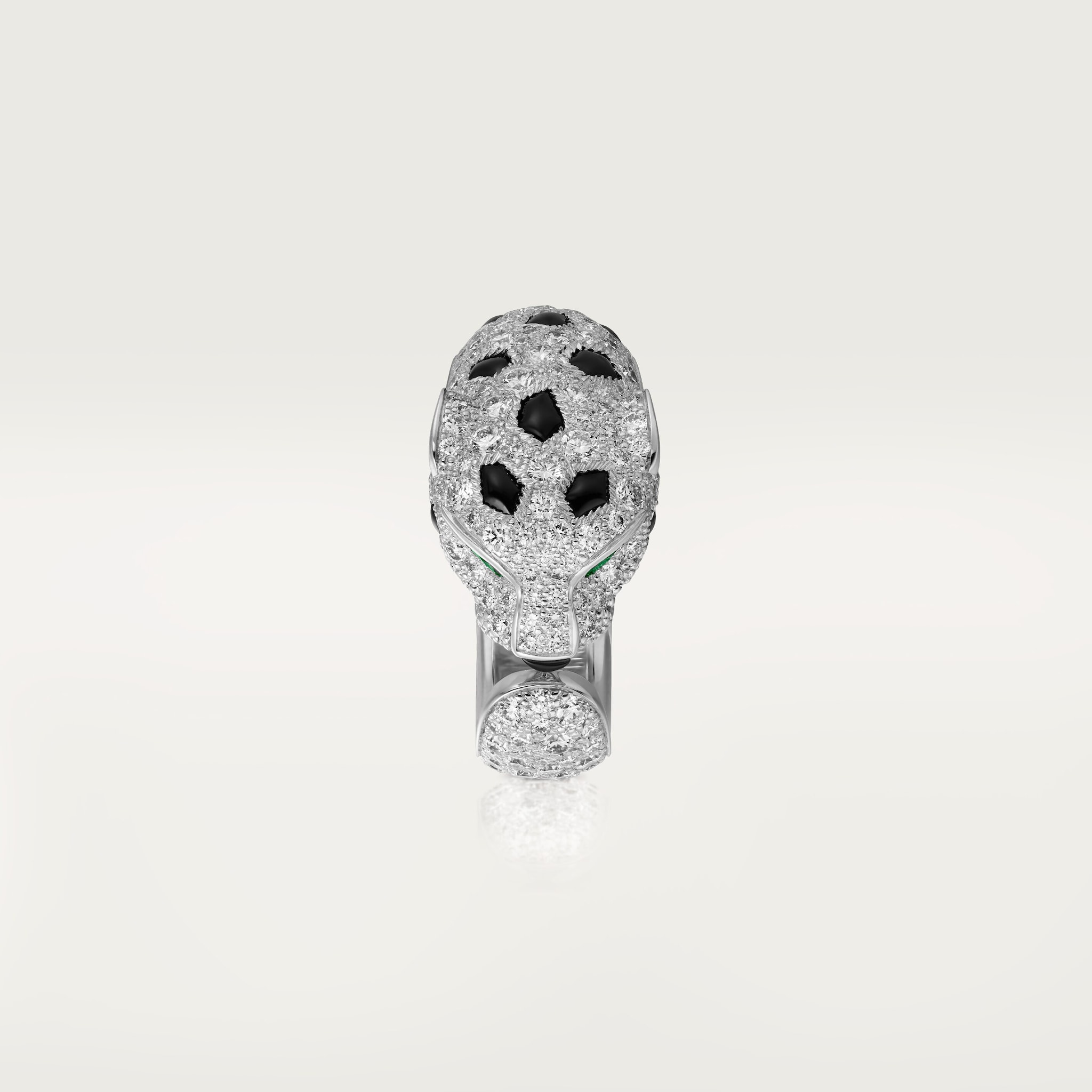 Panth&egrave;re de Cartier ring, medium model, half-paved, image 5