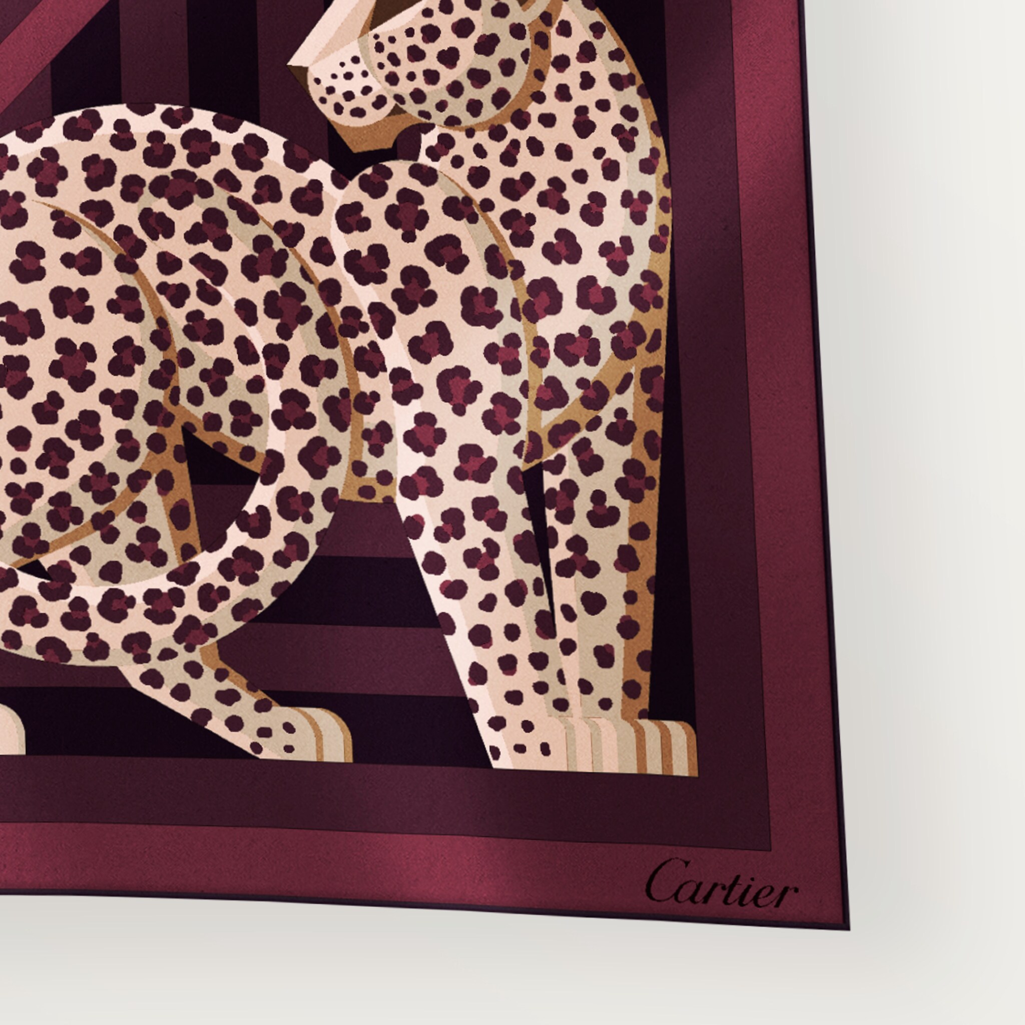 90 scarf, Panth&egrave;re Illusion