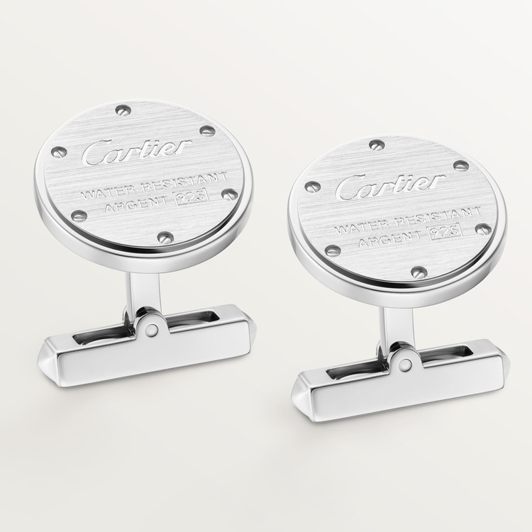 CRT1220334 - Water Resistant decor cufflinks - Sterling silver CRT1220334 - Water Resistant decor cufflinks - Sterling silver