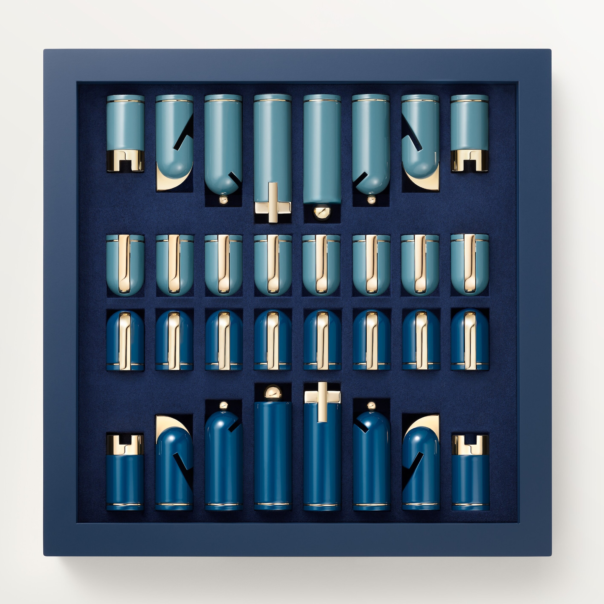 Cartier G&eacute;om&eacute;trique Chess Set