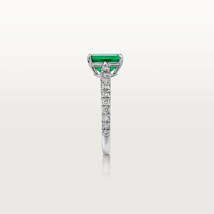 Cartier solitaire deals 1895 emerald price