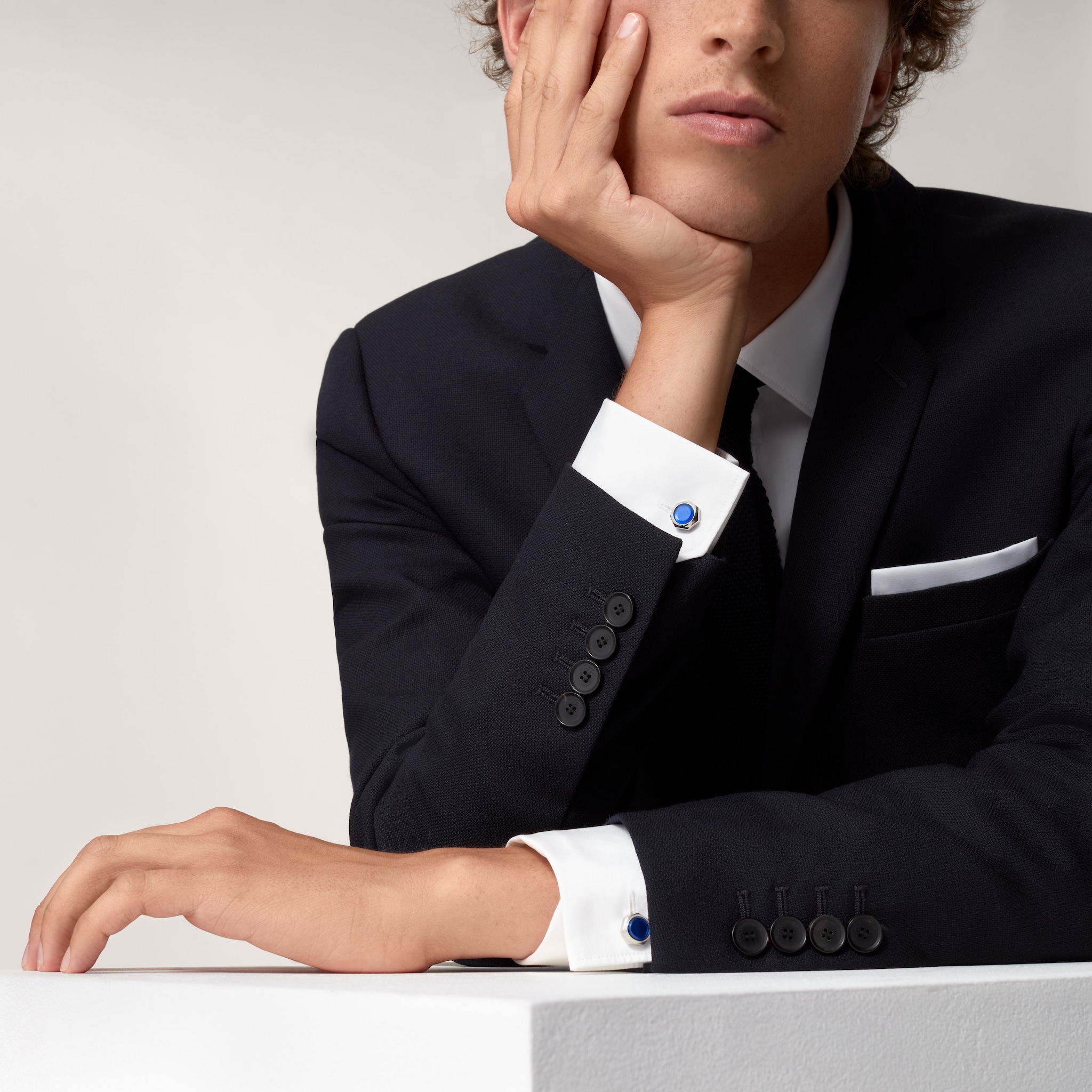 CROG000127 - Santos de Cartier cufflinks - Sterling silver