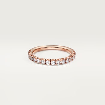 Etincelle de Cartier wedding band, 2.6 mm width, semi-paved Etincelle de Cartier wedding band, 2.6 mm width, semi-paved