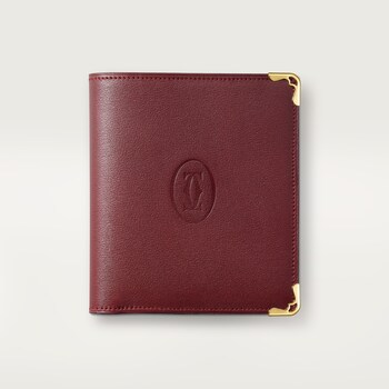 CRL3001574 Card Holder Must de Cartier Burgundy calfskin