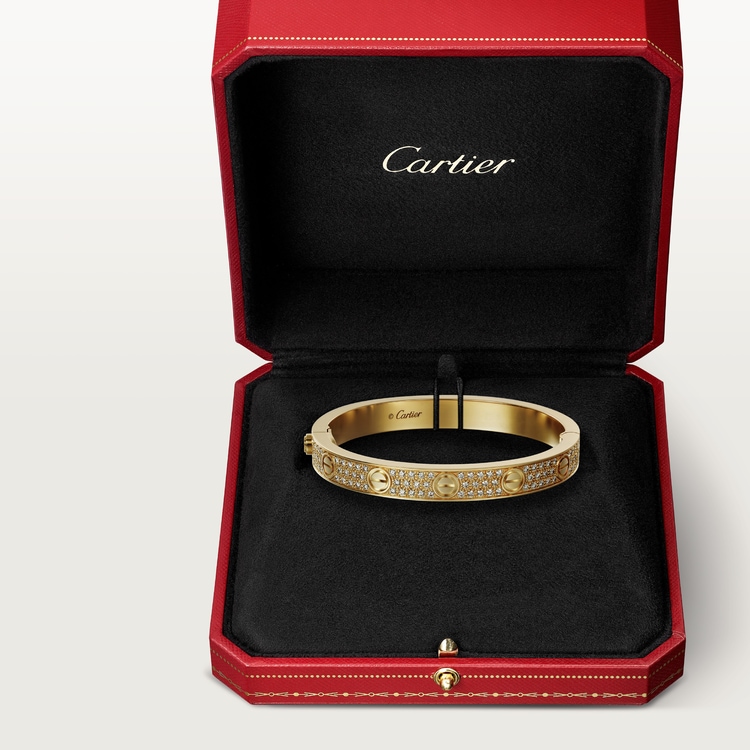 LOVE bracelet diamond paved