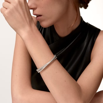 Etincelle de Cartier bracelet, half-paved Etincelle de Cartier bracelet, half-paved