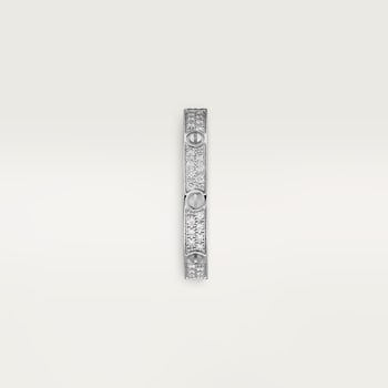 #LOVE# ring, mini model, paved #LOVE# ring, mini model, paved