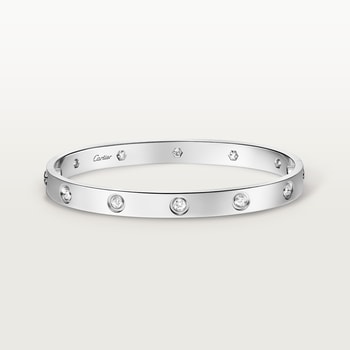 Bracelet #LOVE#, modèle classique, 10 diamants