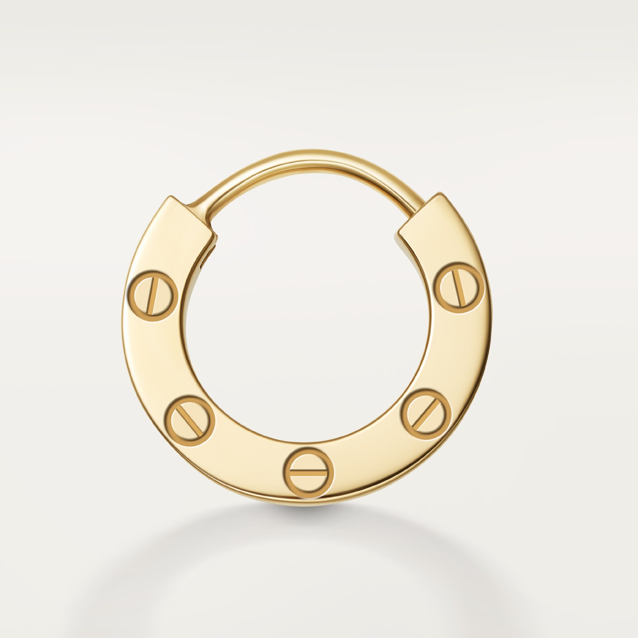 LOVE SINGLE HOOP EARRING ゴールド CRB8301423 - LOVE single earring - Yellow gold - Cartier