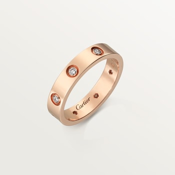 #LOVE# ring, small model, 8 diamonds #LOVE# ring, small model, 8 diamonds