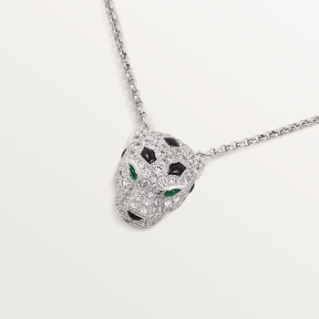 Panthère de Cartier pendant, paved Panthère de Cartier pendant, paved