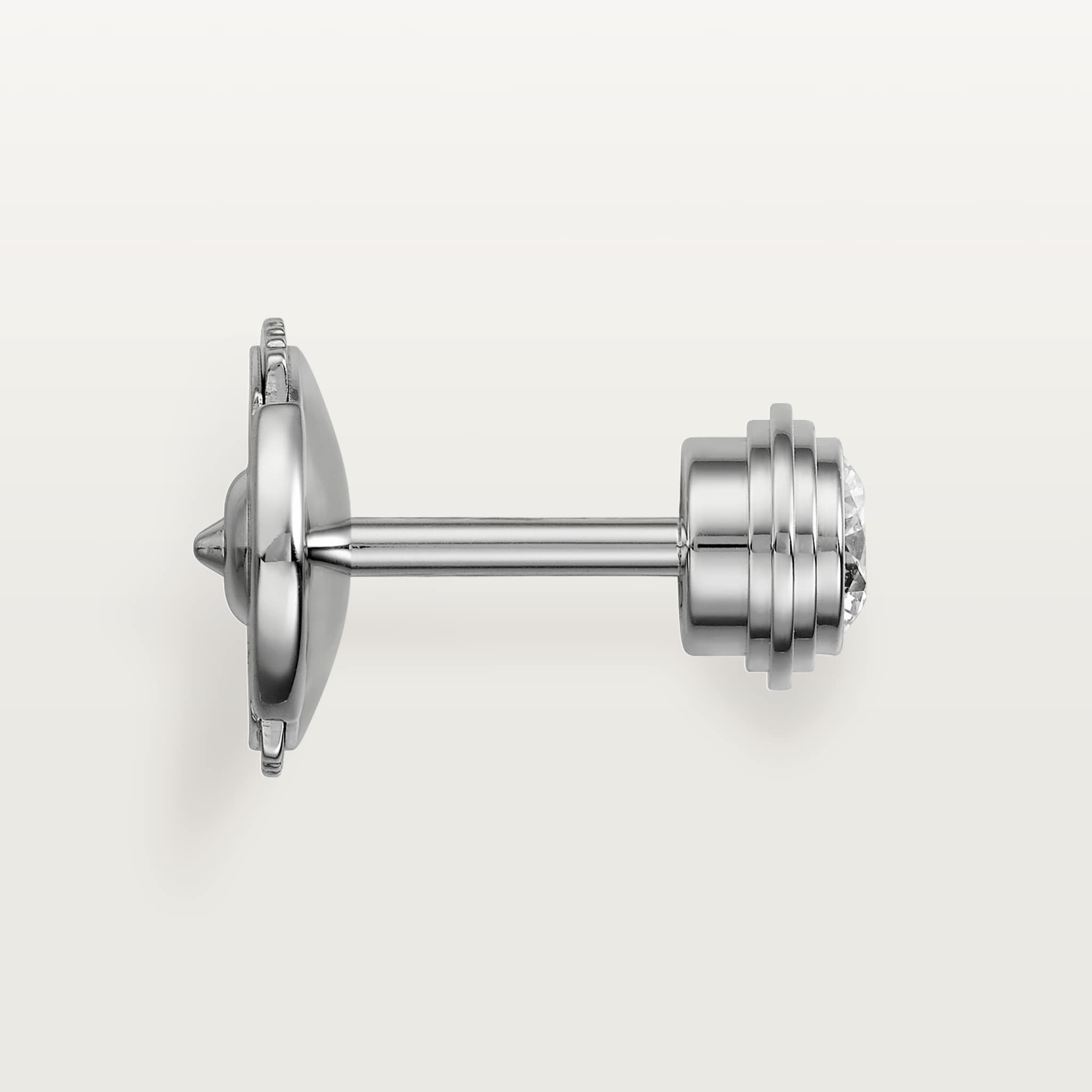 Cartier d'Amour stud earrings, 2 diamonds, medium model, image 5