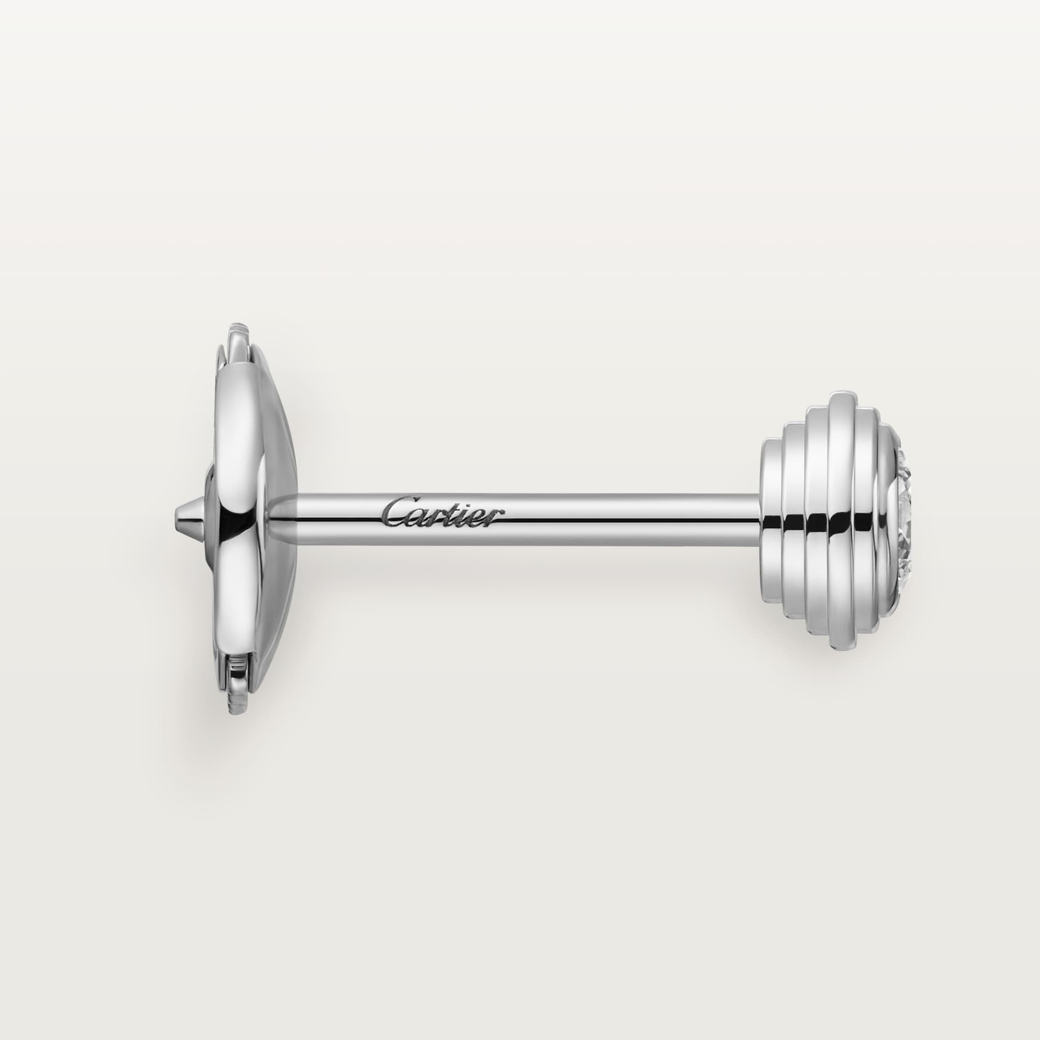 까르띠에 다무르 스터드 이어링, 브릴리언트 컷 다이아몬드 2개, 스몰(small) 모델