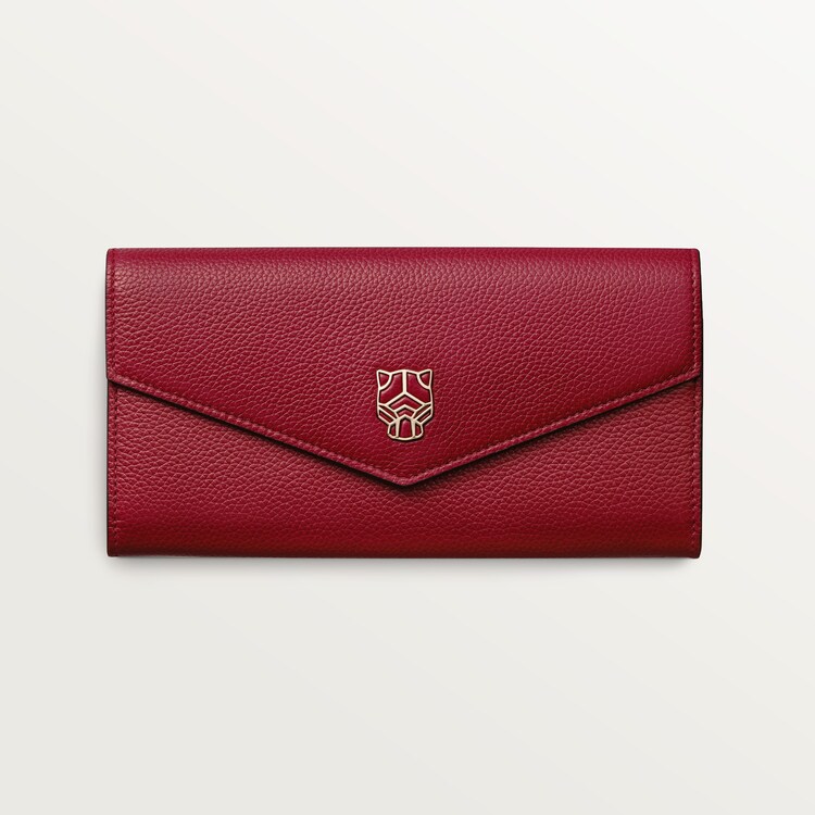International wallet with flap Panthere de Cartier