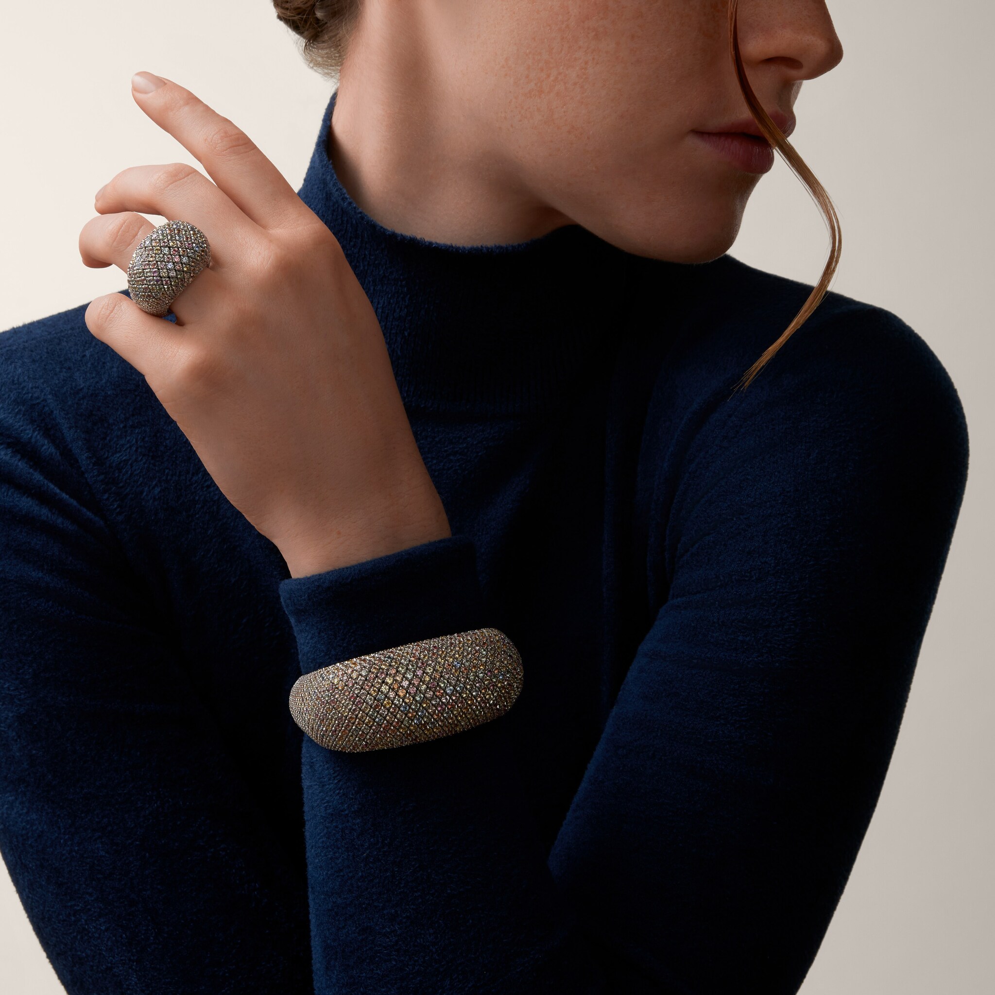 Cartier Libre Tuttitutti ring, Umba sapphires, diamonds