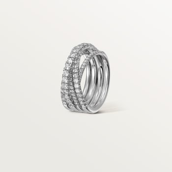 Etincelle de Cartier ring, semi-paved Etincelle de Cartier ring, semi-paved