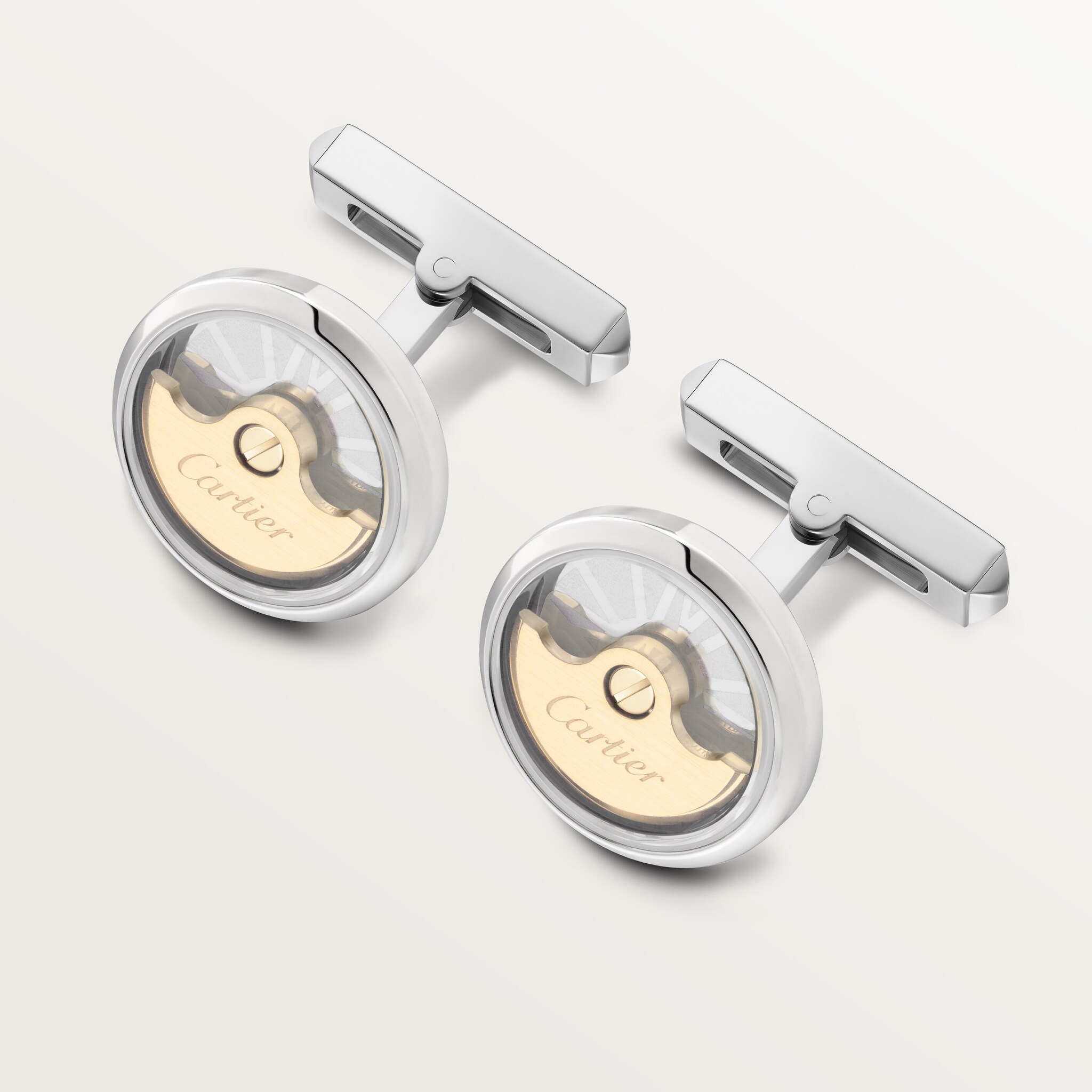 Oscillating weight cufflinks