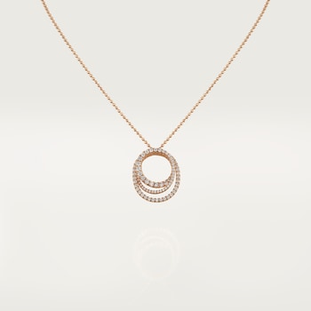 Etincelle de Cartier pendant, triple row, paved  Etincelle de Cartier pendant, triple row, paved
