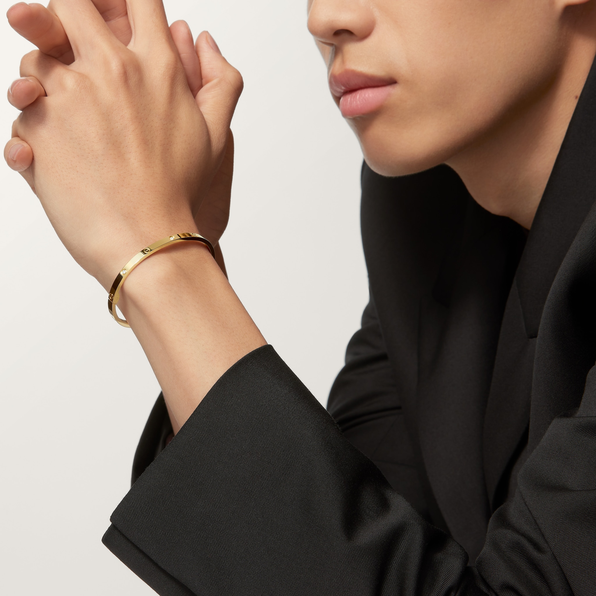 #LOVE# bracelet, small model, 6 diamonds