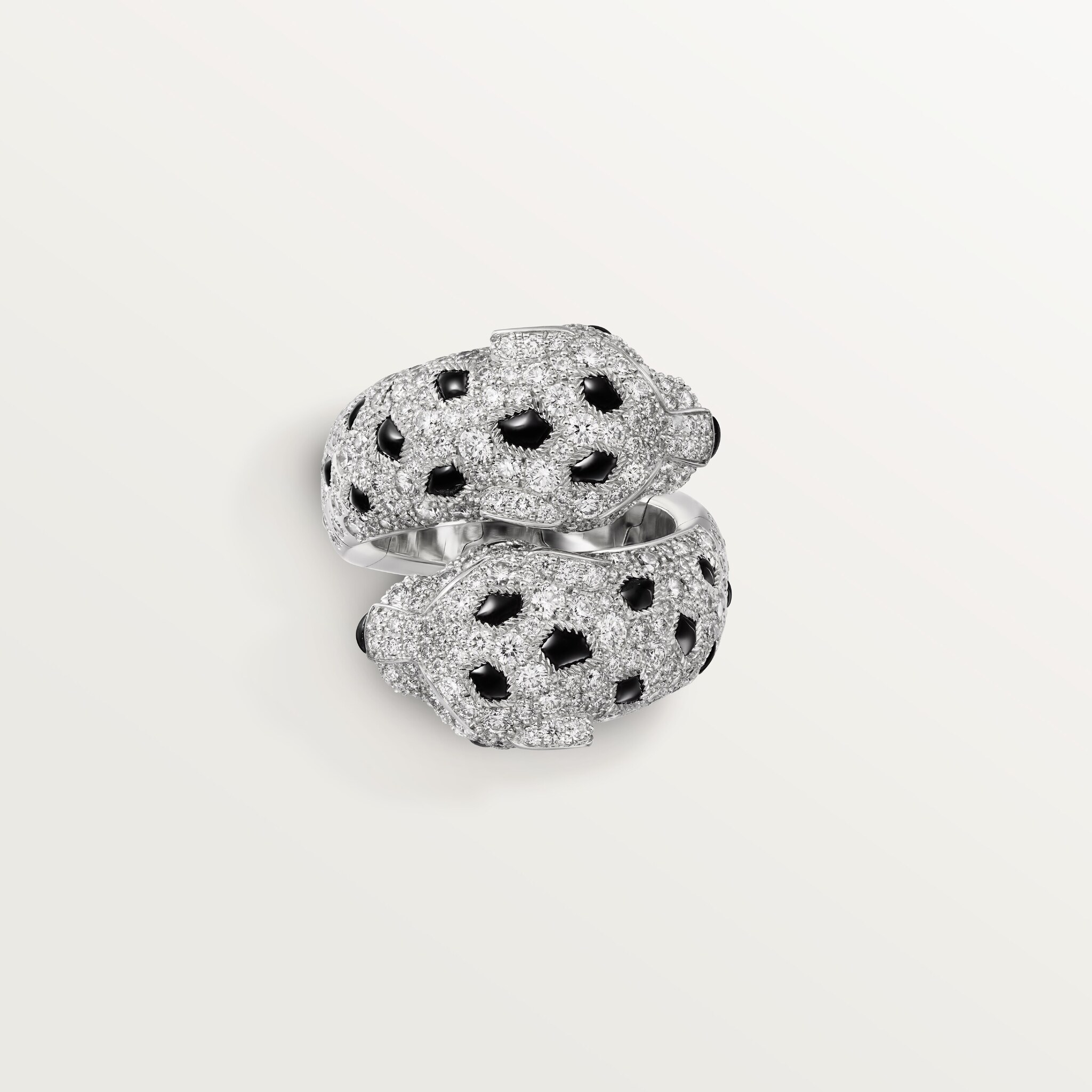 Panth&egrave;re de Cartier ring, articulated, paved, image 7