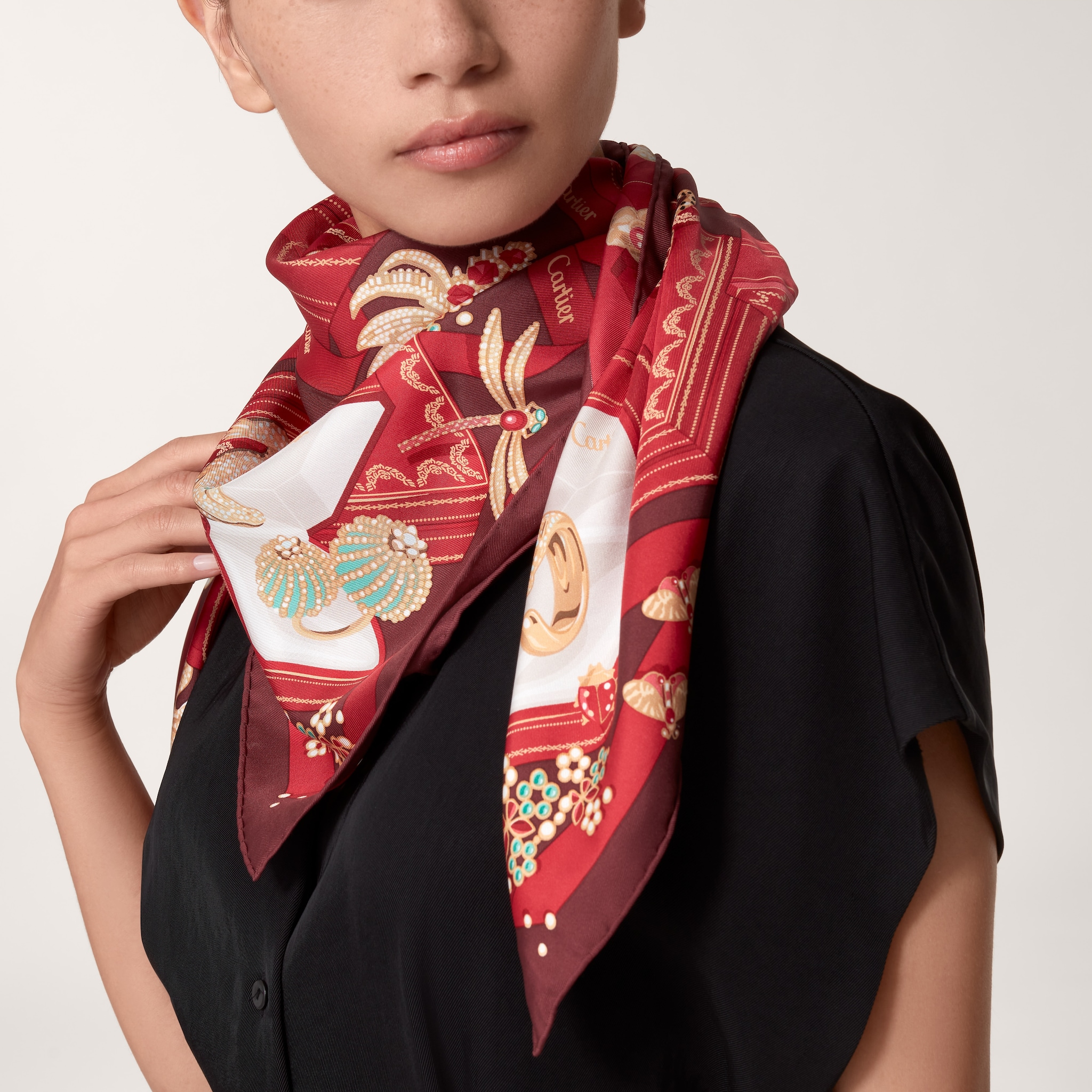 Ecrins Cartier 90 scarf