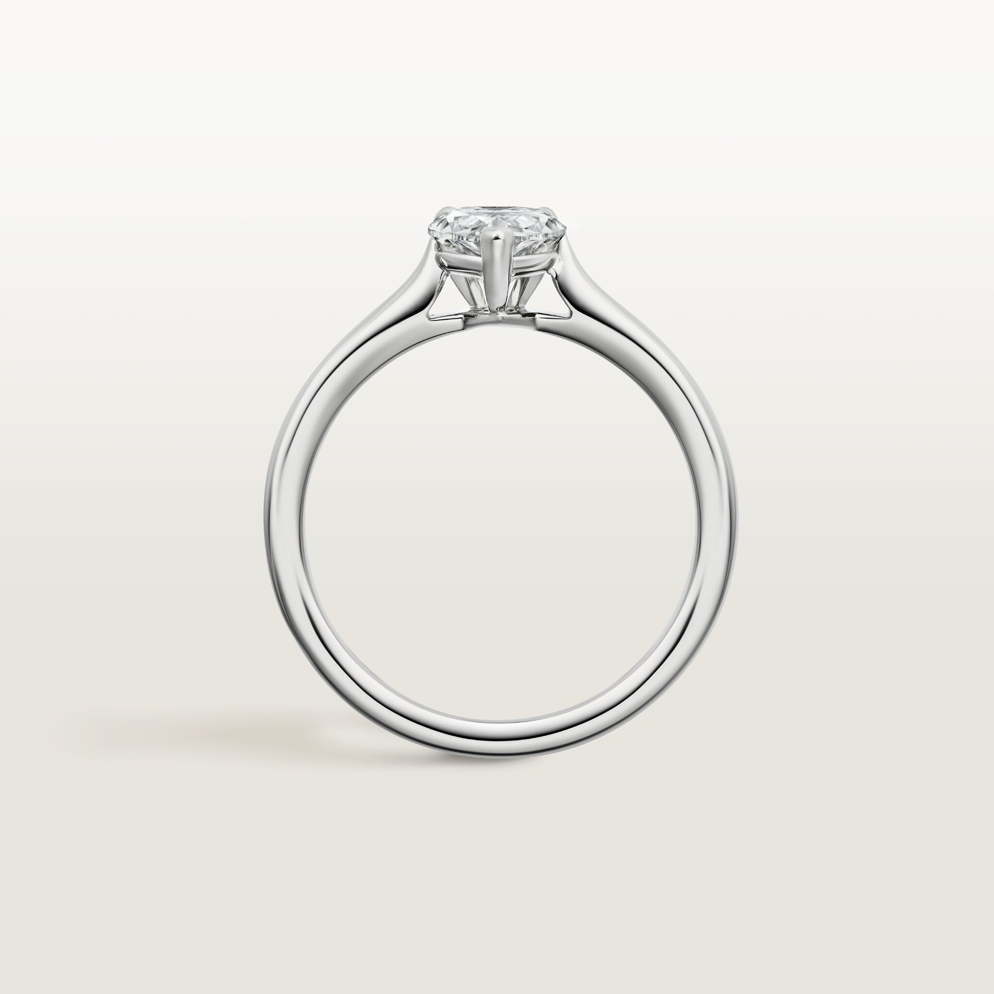 1895 solitaire, pear-shaped diamond