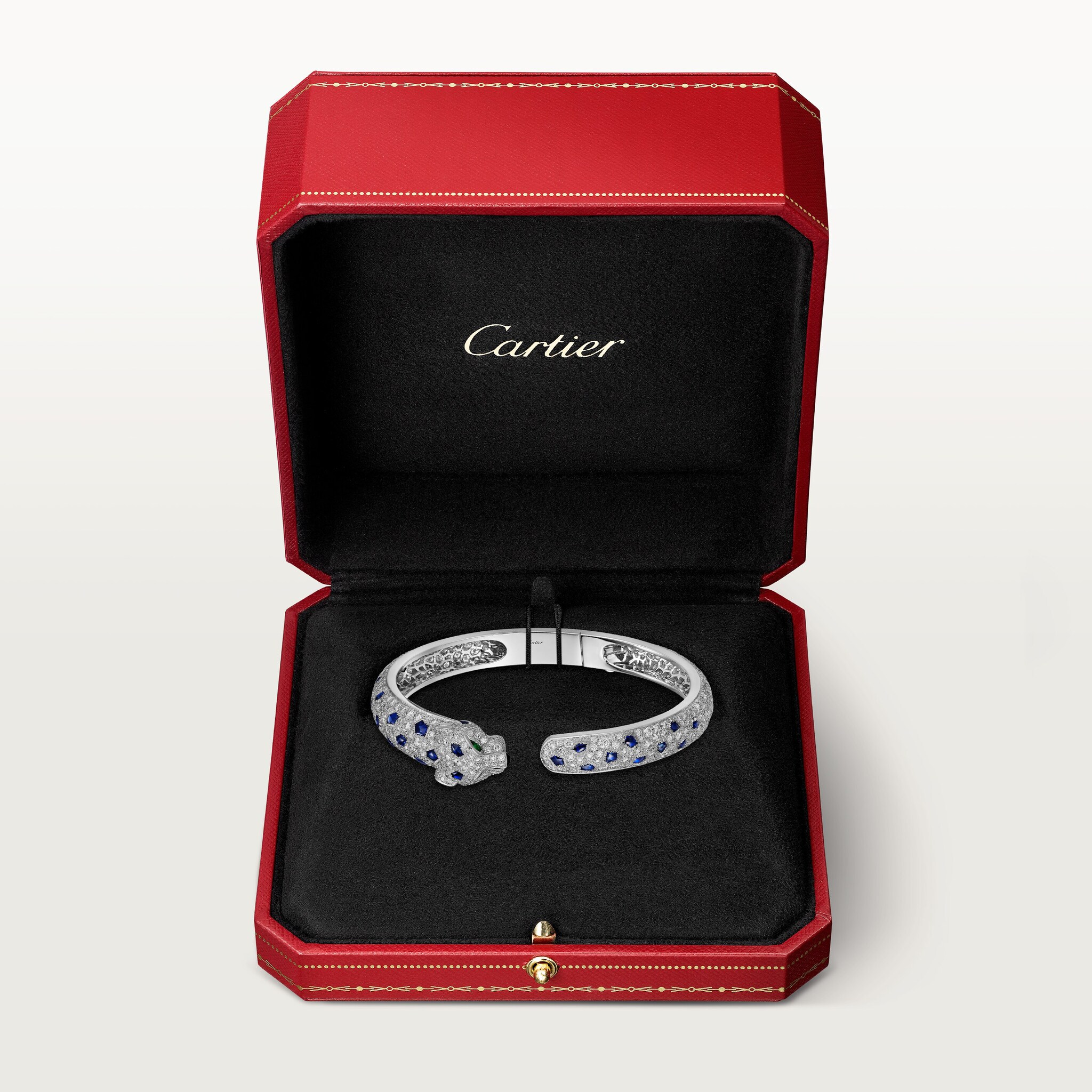 Panth&egrave;re de Cartier bracelet, medium model, paved , image 9