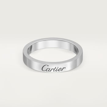 C de Cartier wedding band, 3 mm width C de Cartier wedding band, 3 mm width