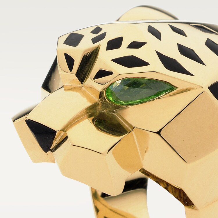 CRN4193100 Panth re de Cartier ring Yellow gold lacquer