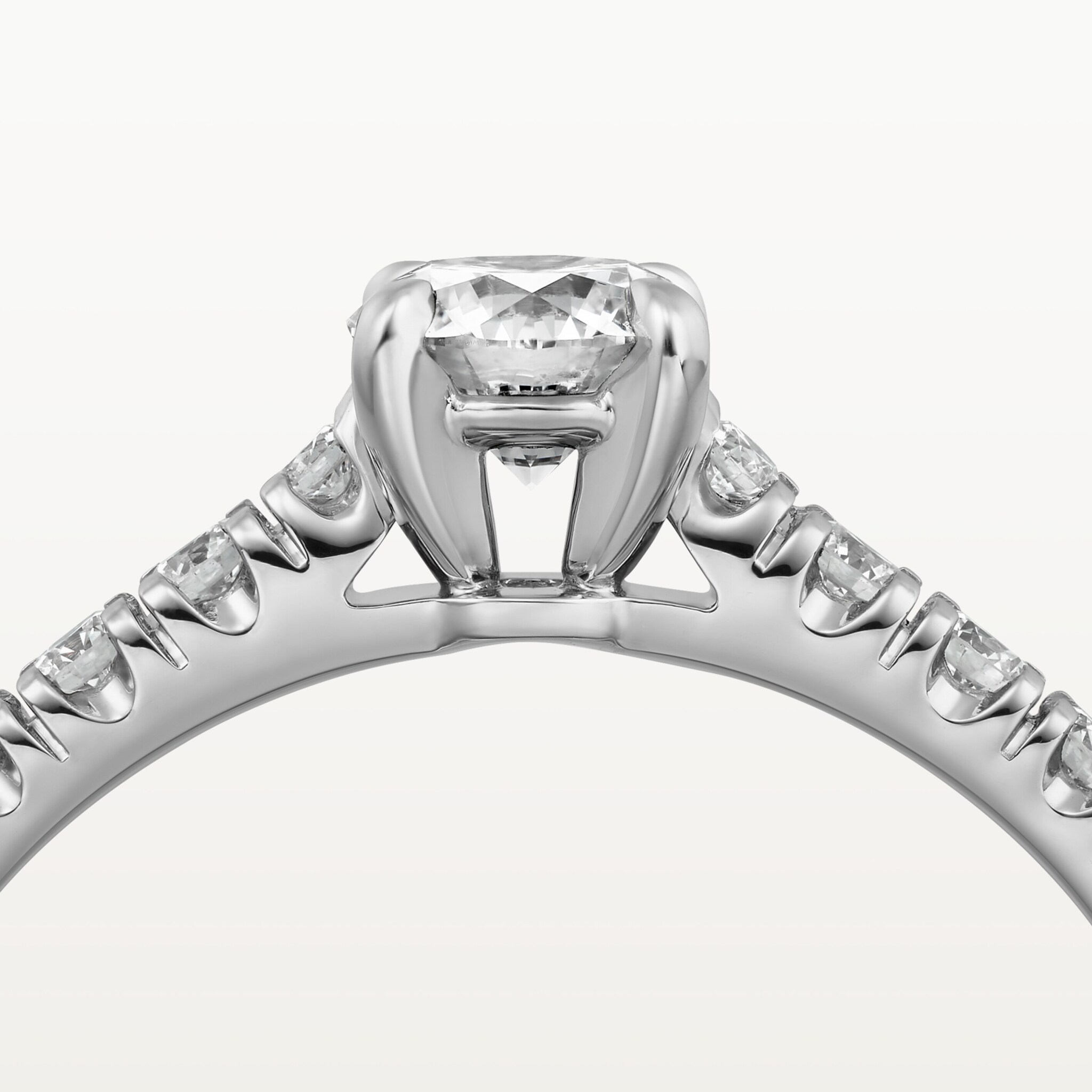 1895 solitaire, brilliant-cut diamond, paved , image 5