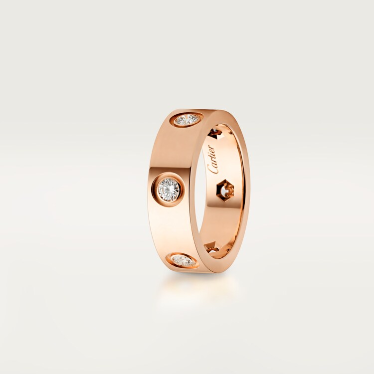 Cartier love ring rose gold deals