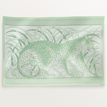 Rectangular scarf, Panther in the Jungle Rectangular scarf, Panther in the Jungle