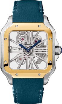 Santos de Cartier skeleton watch Santos de Cartier skeleton watch