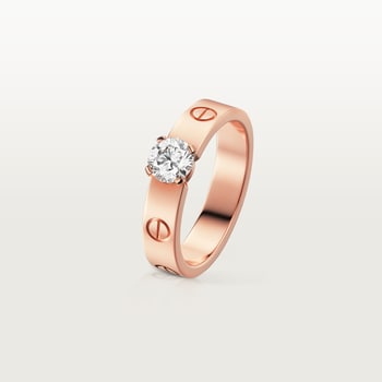 #LOVE# solitaire, brilliant-cut diamond #LOVE# solitaire, brilliant-cut diamond