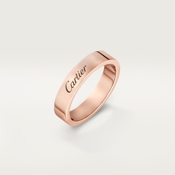C de Cartier wedding band, 4 mm width C de Cartier wedding band, 4 mm width