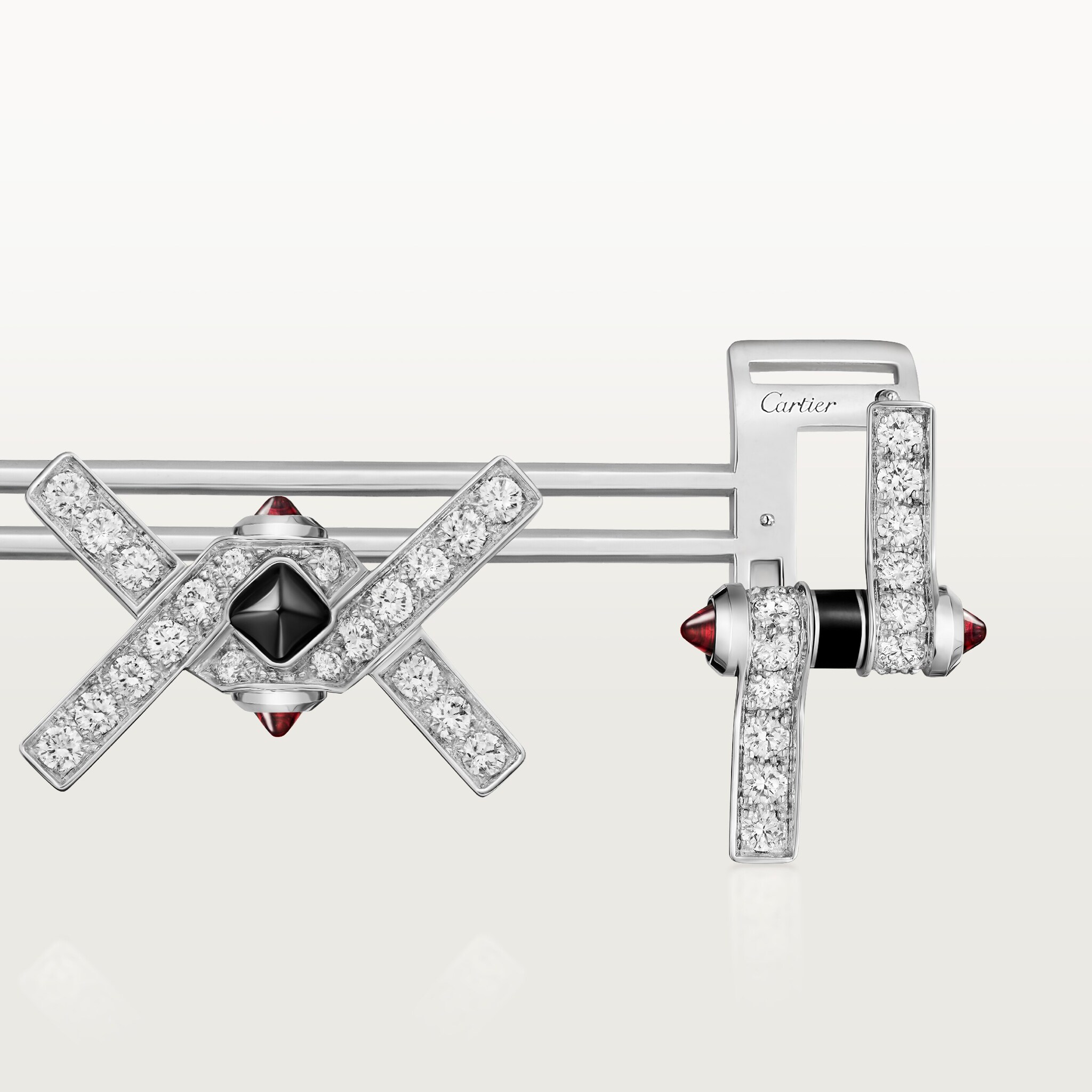 Polymorph外套翻領珠寶