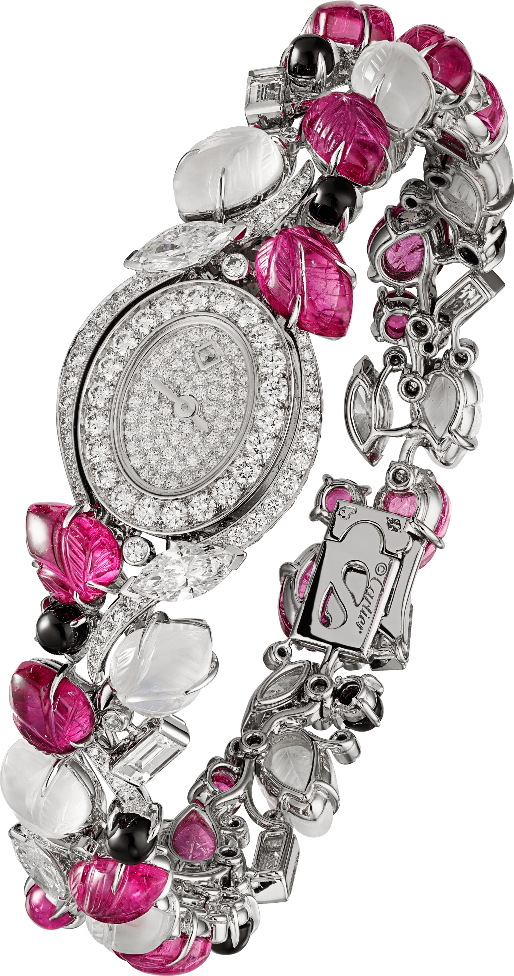 ساعة من مجموعة المجوهرات الفاخرة