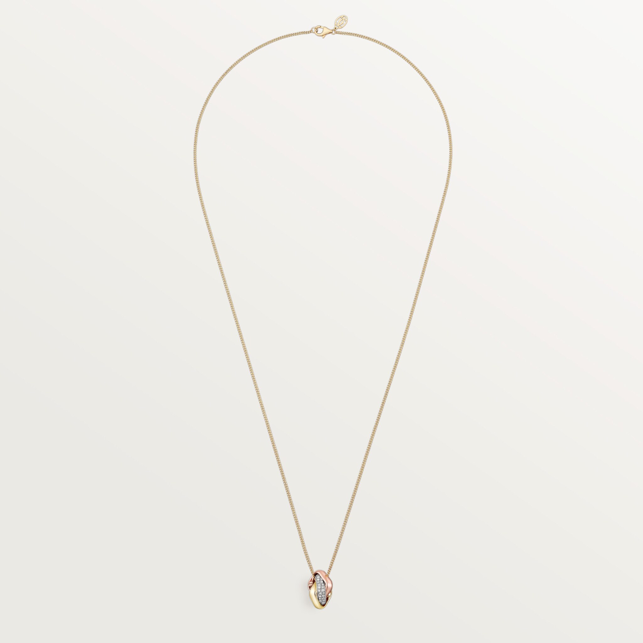 Trinity pendant, cushion-shaped