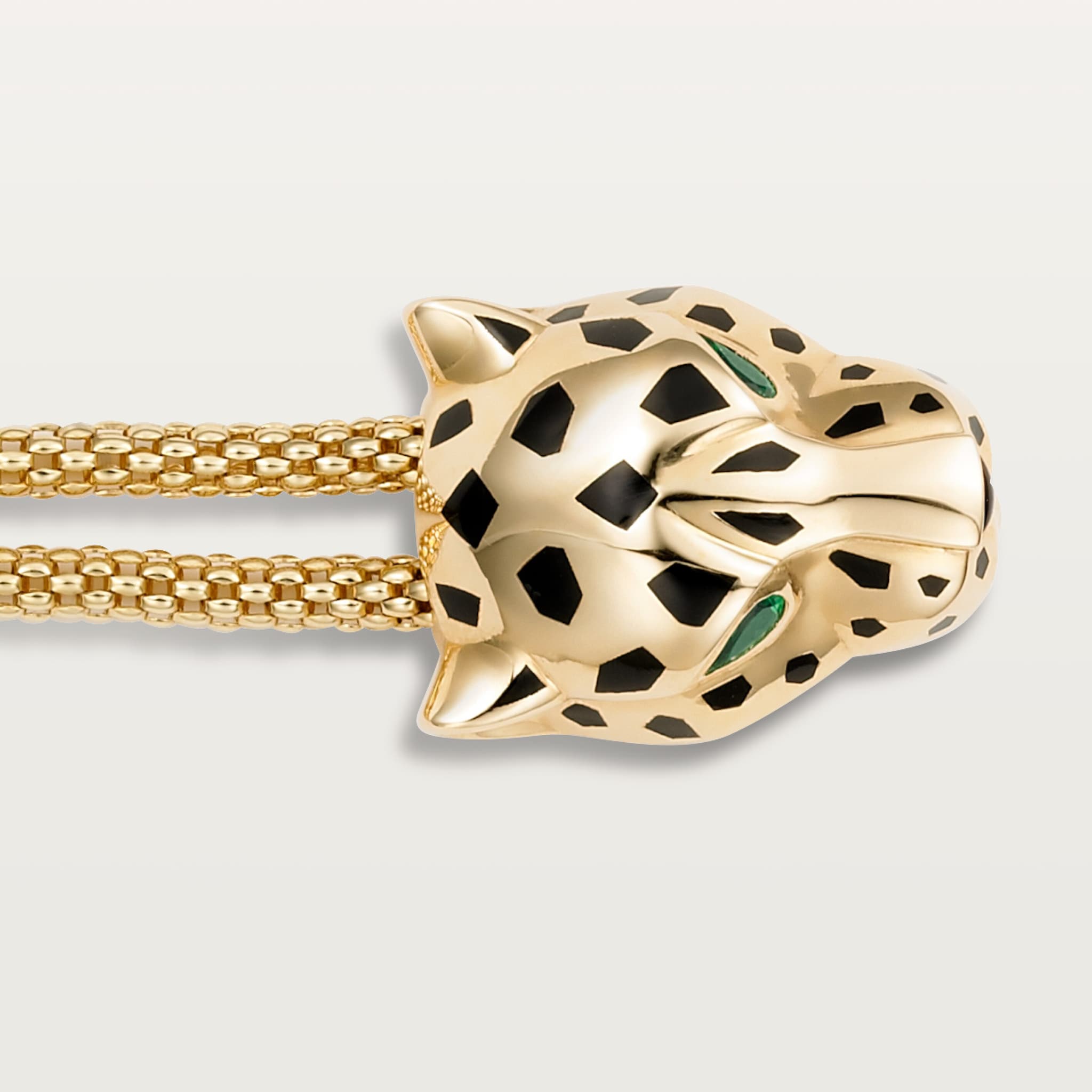 Panth&egrave;re de Cartier bracelet, on chain, diamonds, image 6