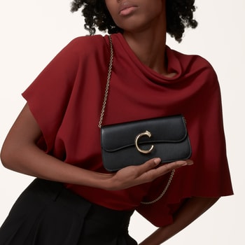 Mini model chain bag, Panthère C de Cartier Mini model chain bag, Panthère C de Cartier