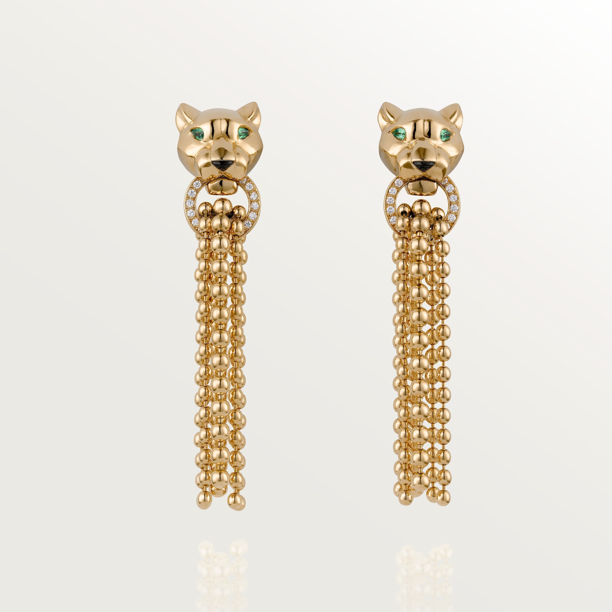 Panth&egrave;re de Cartier earrings, diamonds