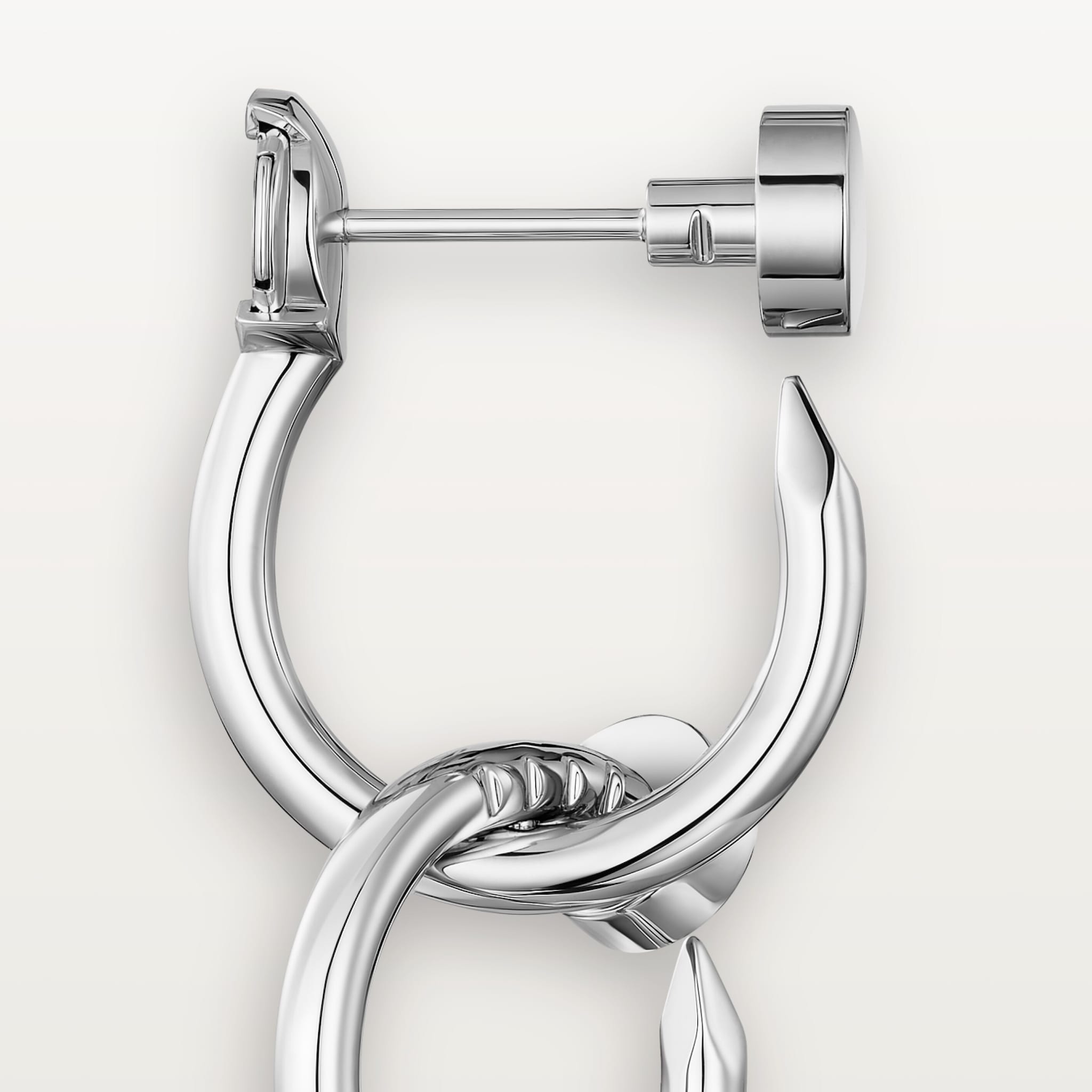 Juste un Clou earrings, double