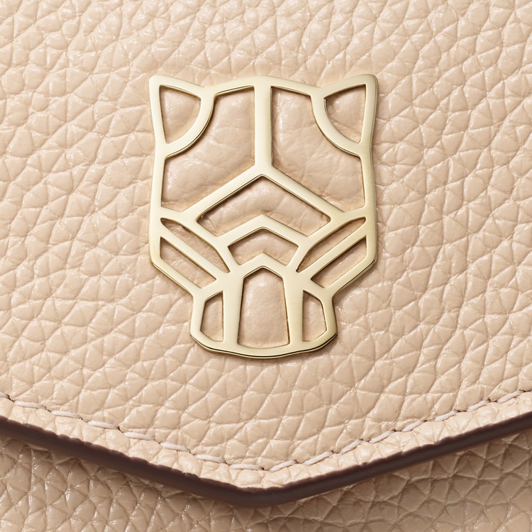 Business card holder with zipper, Panthère Graphique de Cartier Business card holder with zipper, Panthère Graphique de Cartier