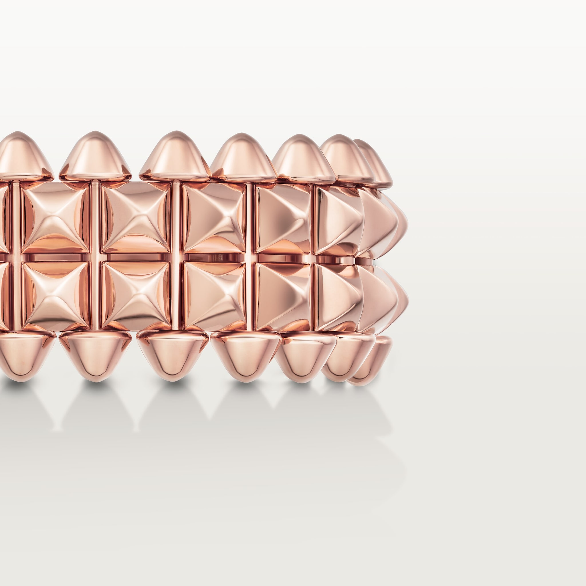 Clash de Cartier ring, double row