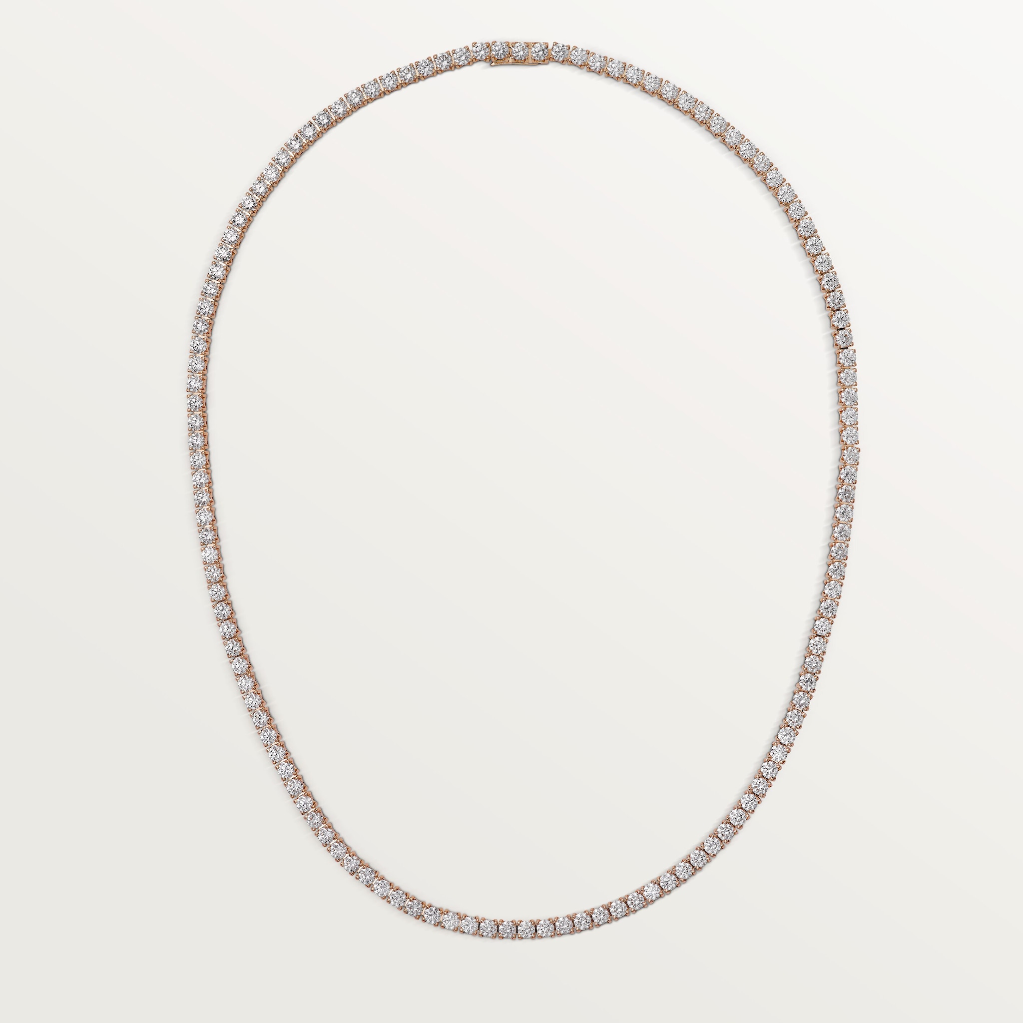 Lignes Essentielles necklace, brilliant-cut diamonds