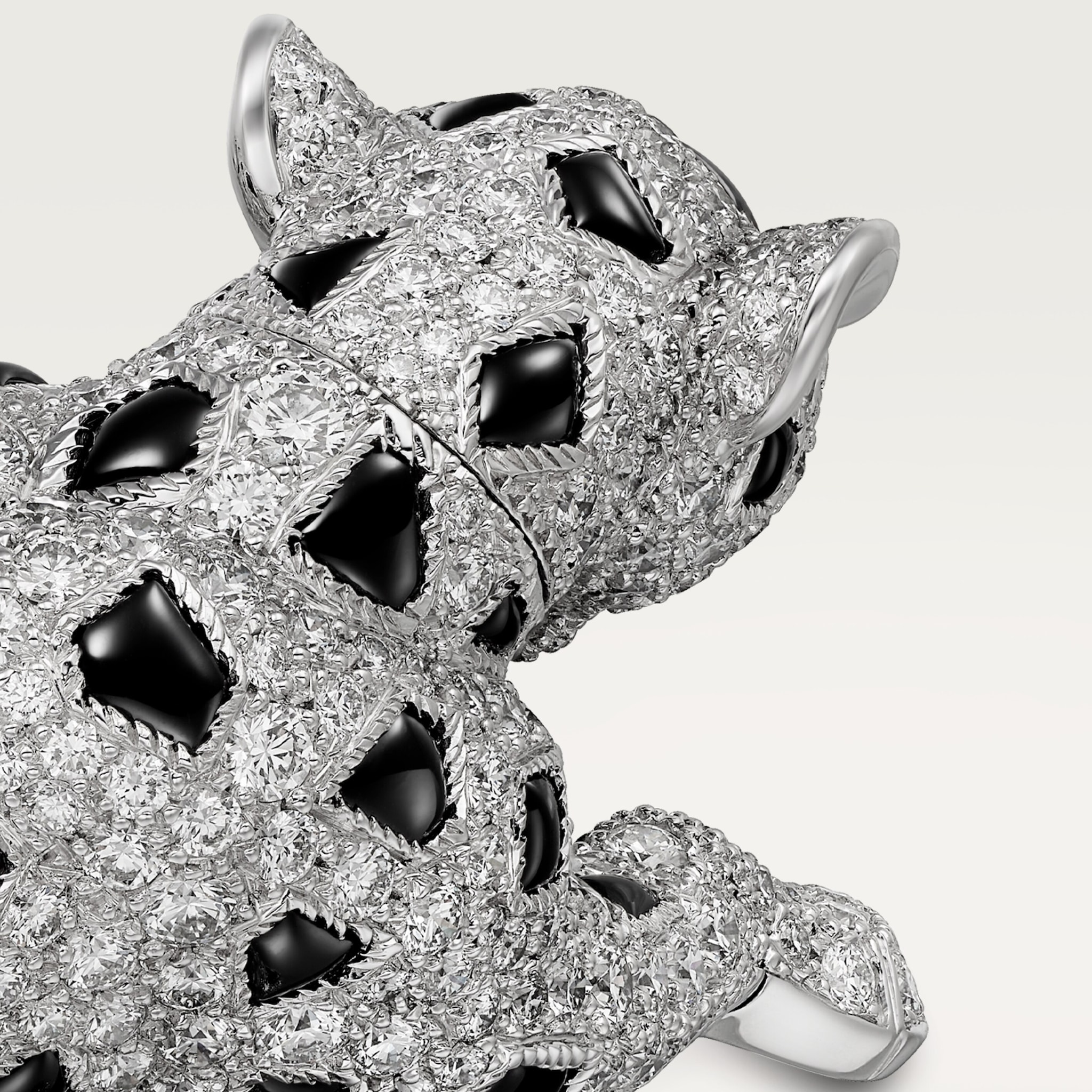 3 صورة ،خاتم "پانتير دو كارتييه"، مرصوف