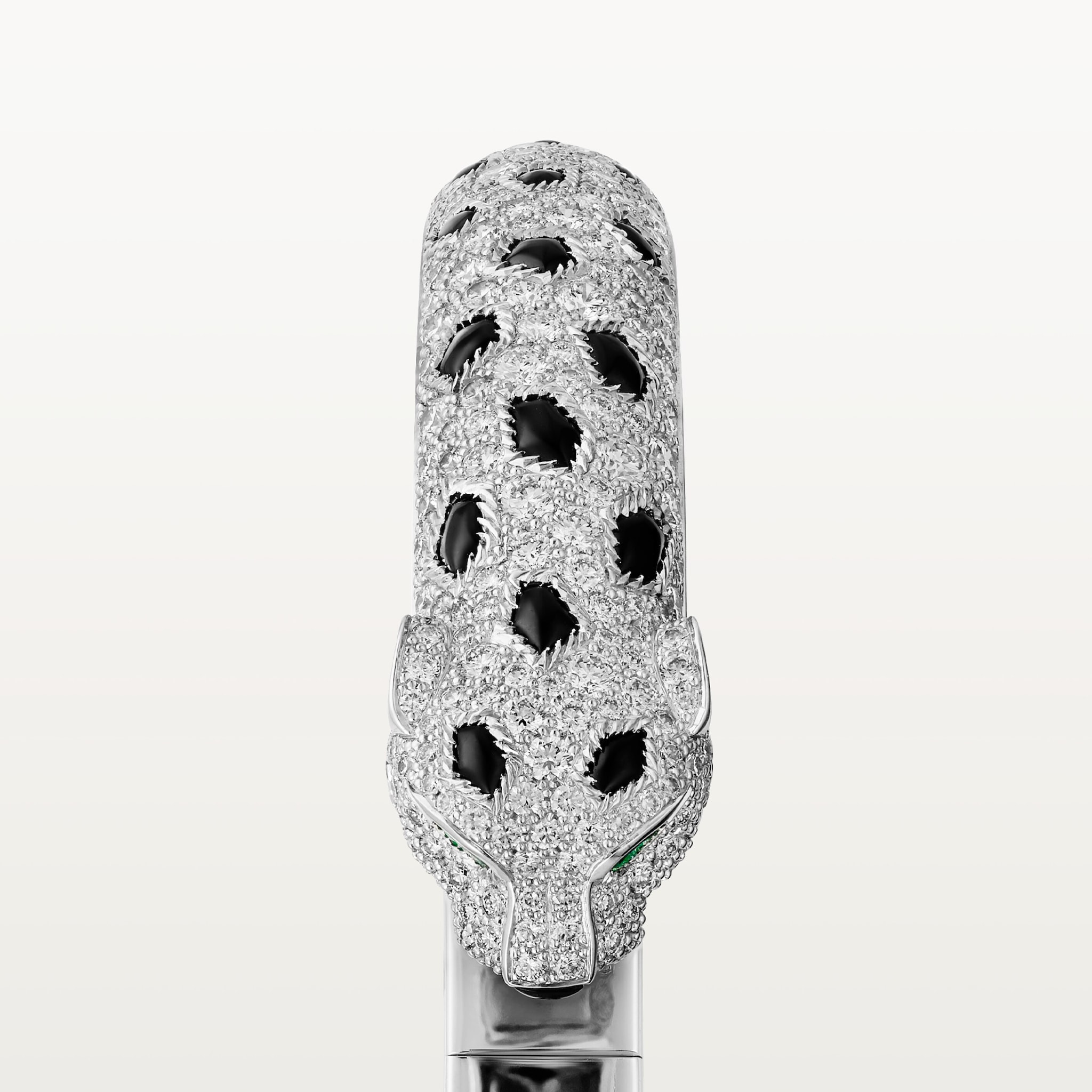 7 صورة ،سوار "پانتير دو كارتييه"، موديل الحجم المتوسّط، مرصوف 