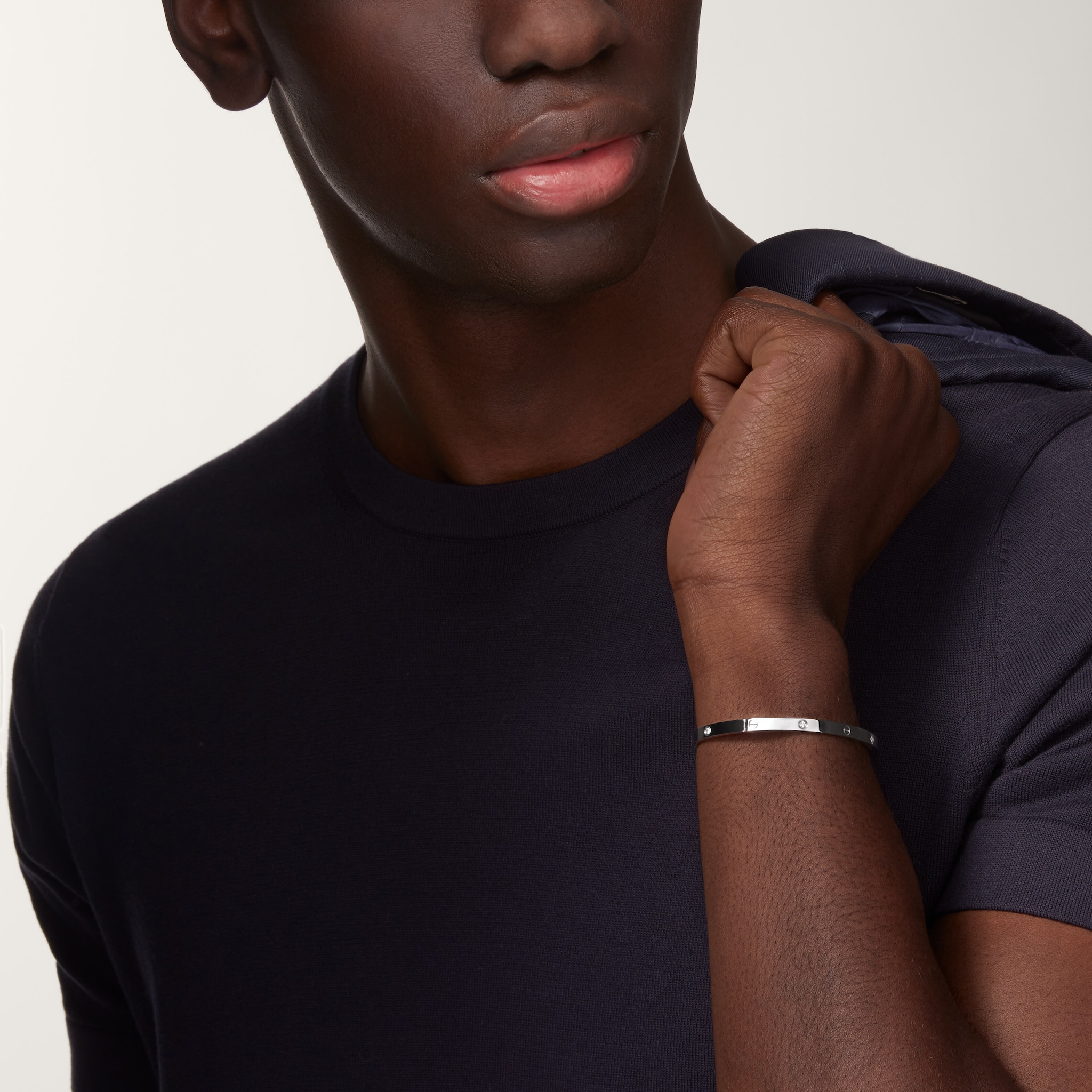 #LOVE# bracelet, small model, 6 diamonds