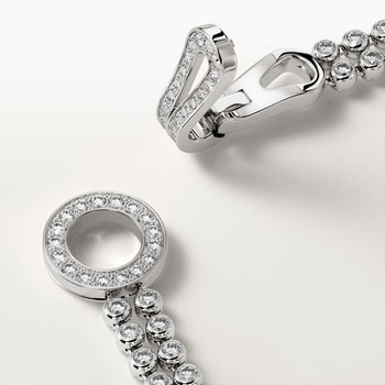 Agrafe bracelet, brilliant-cut diamonds, paved  Agrafe bracelet, brilliant-cut diamonds, paved